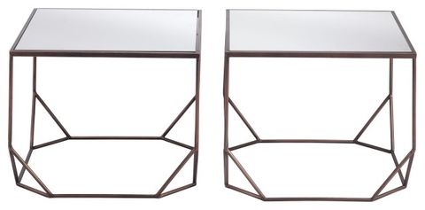 Arzon Coffee Table Set (2-Piece) Bronze - Contemporary - Coffee Table ... intended for Exploring Durability and Design in the Arzon Bronze Coffee Table Collection